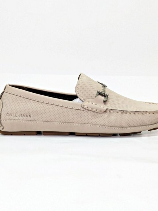 Cole Haan Men\'s Wyatt Sesame Nubuck Leather Bit Driver Size 8.5 (MSRP $180) main image 8
